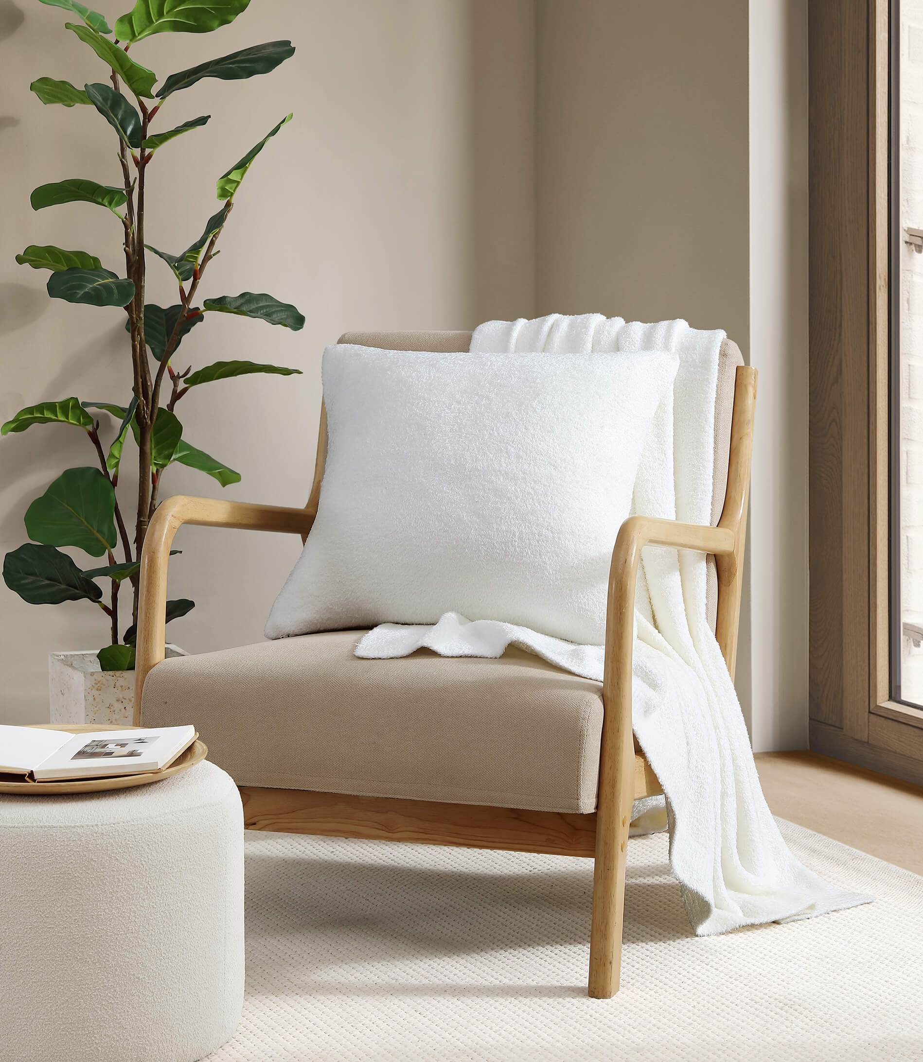 Sunday Citizen Cloud Silque Throw Pillow (more Colors)