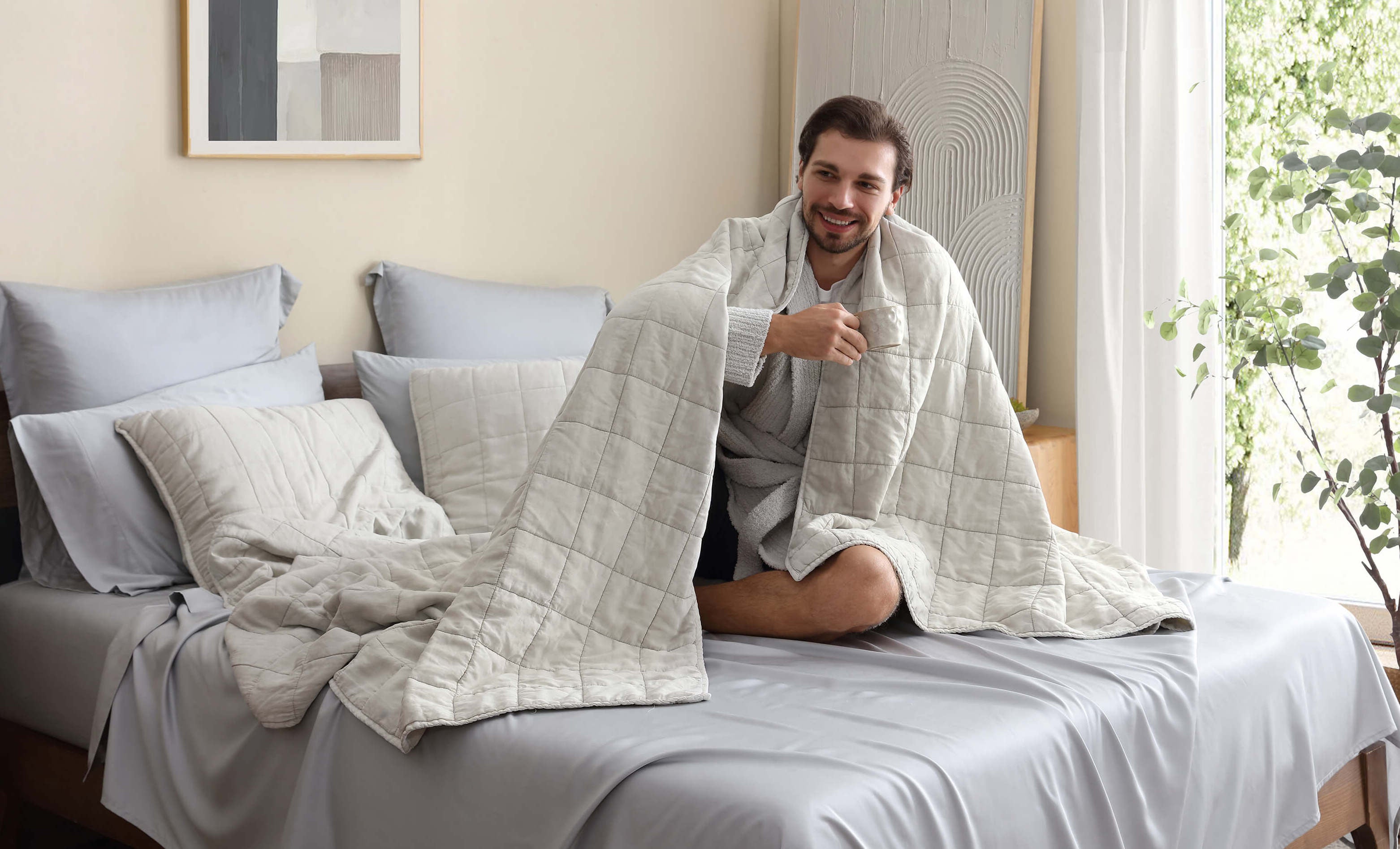 Sunday Citizen Stonewashed Lyocell Quilt (more Colors)