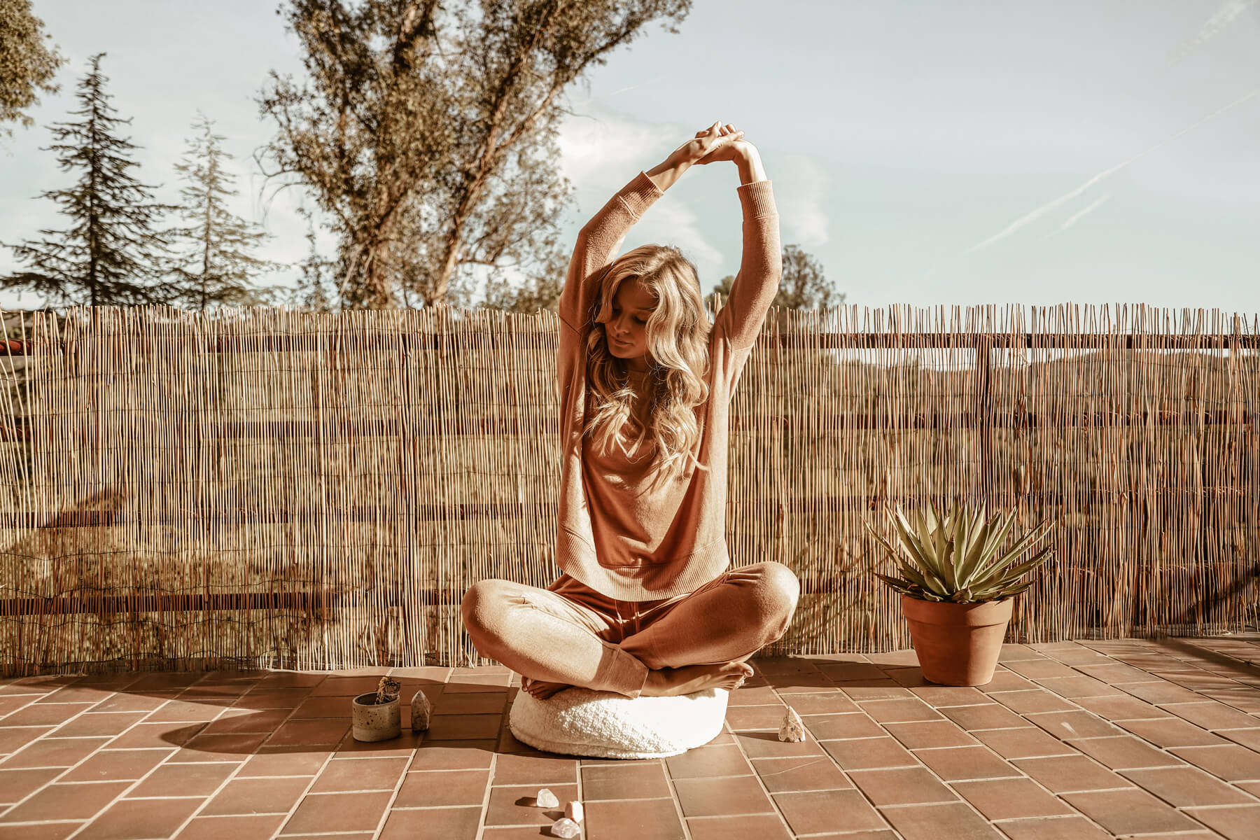 Sunday Citizen Crystal Meditation Pillow (more Colors)