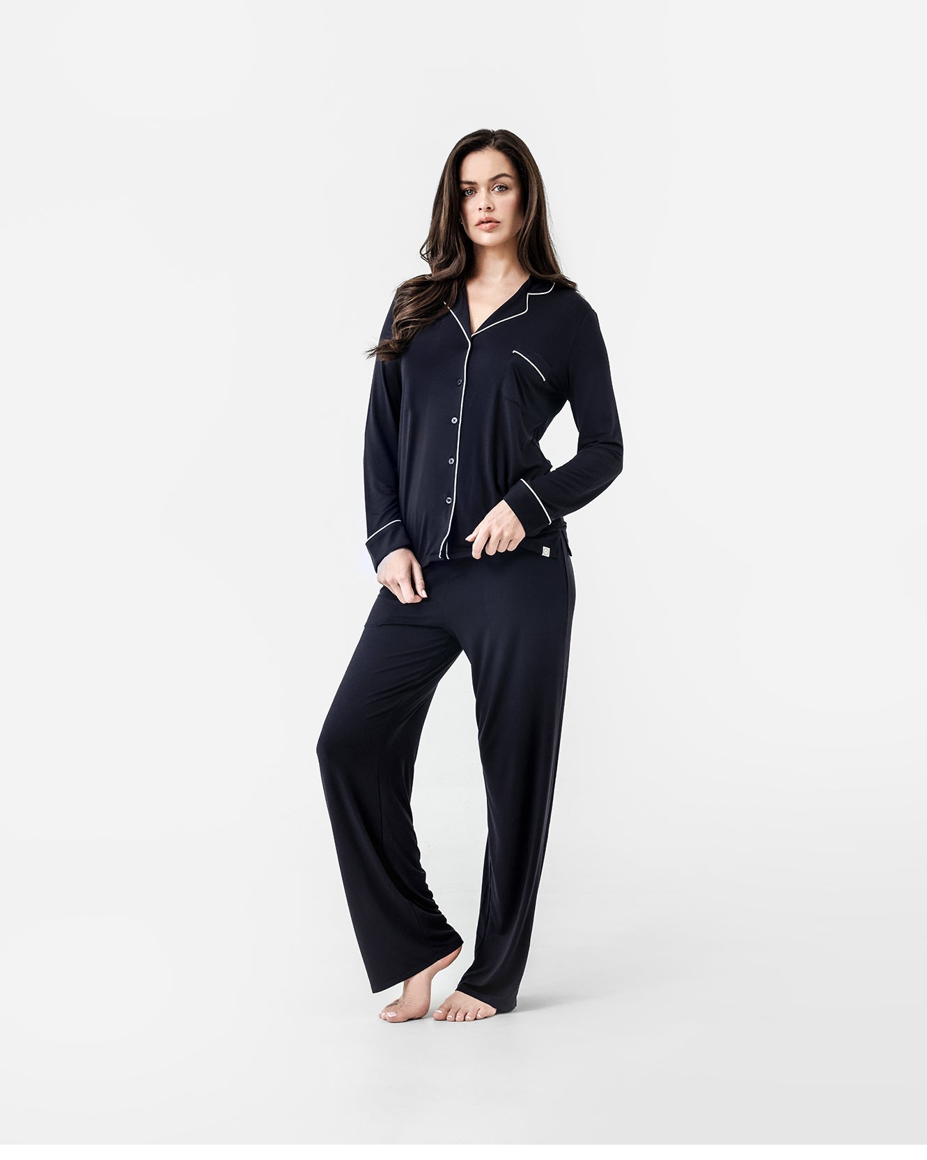Sunday Citizen Naked Modal Long PJ Set (more colors)