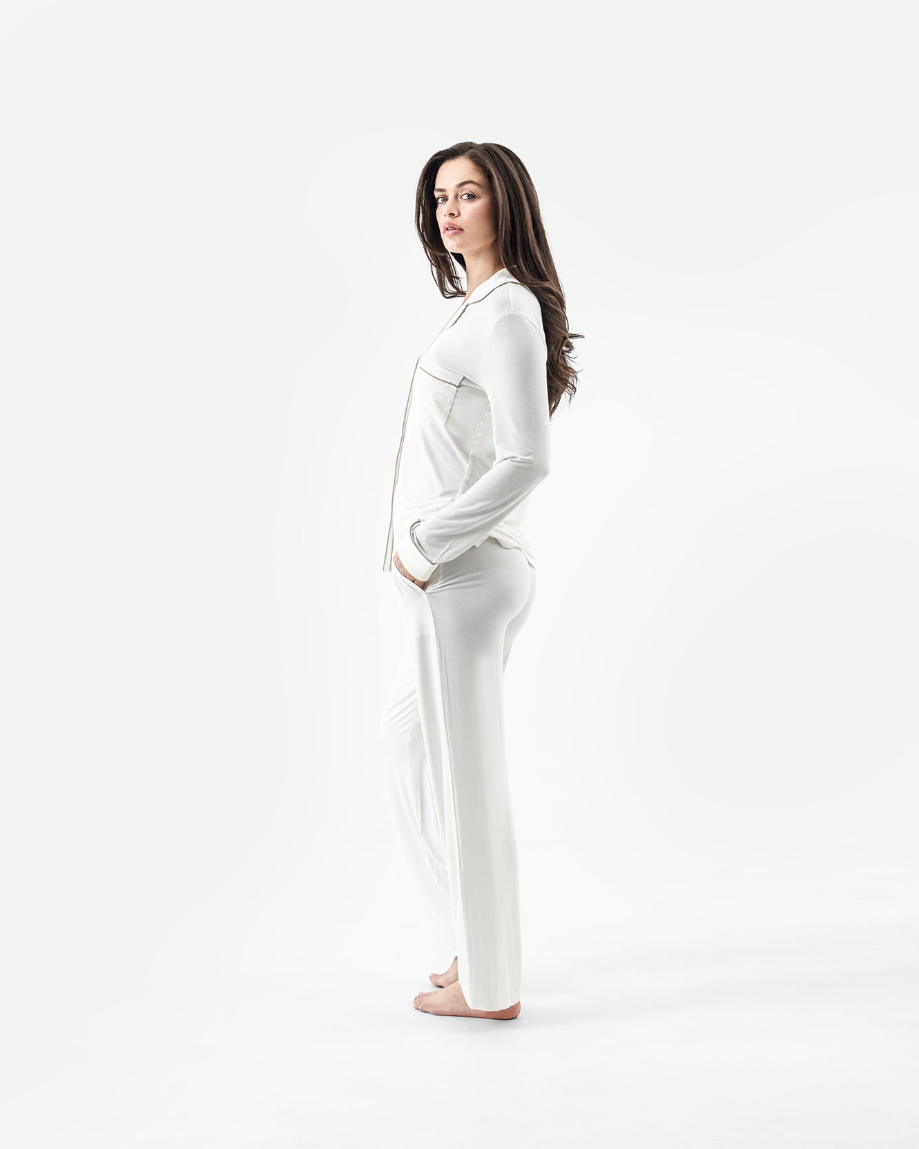 Sunday Citizen Naked Modal Long PJ Set (more colors)