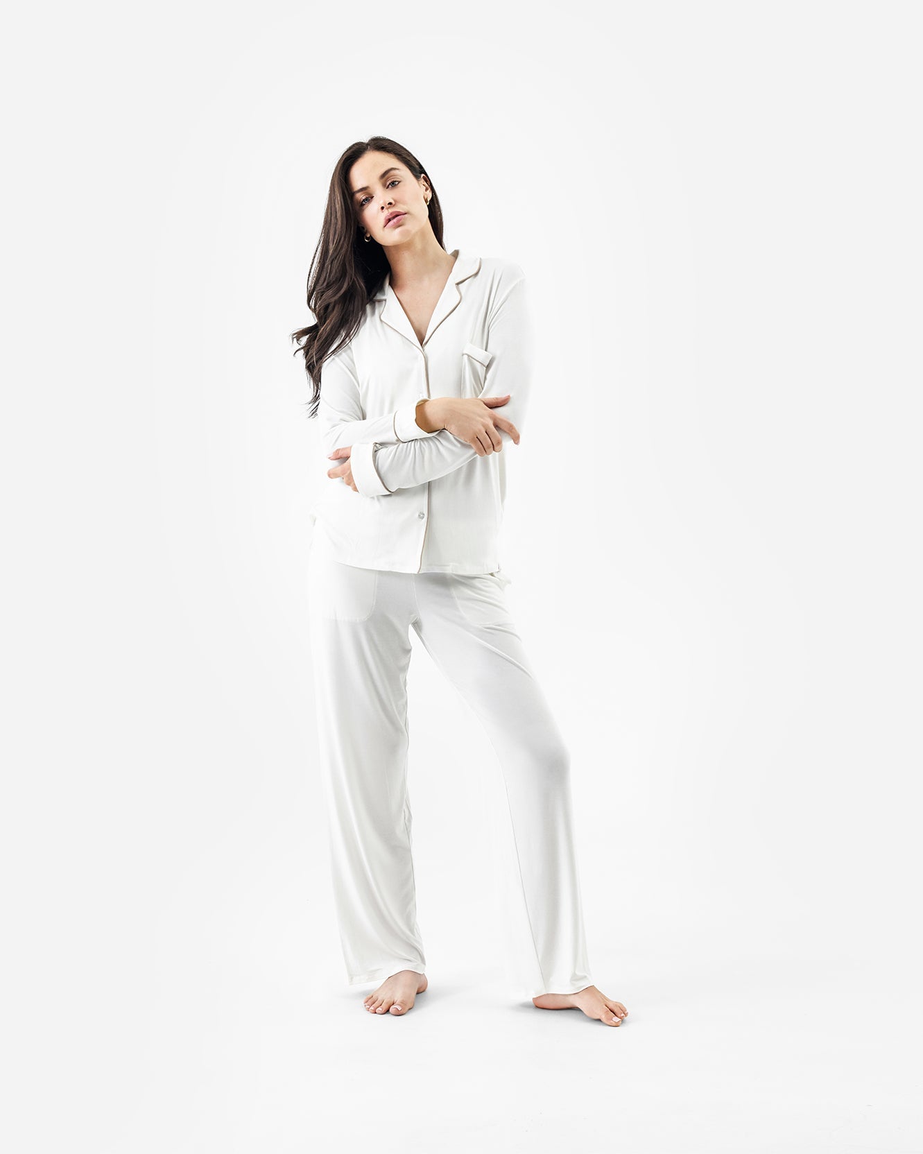 Sunday Citizen Naked Modal Long PJ Set (more colors)