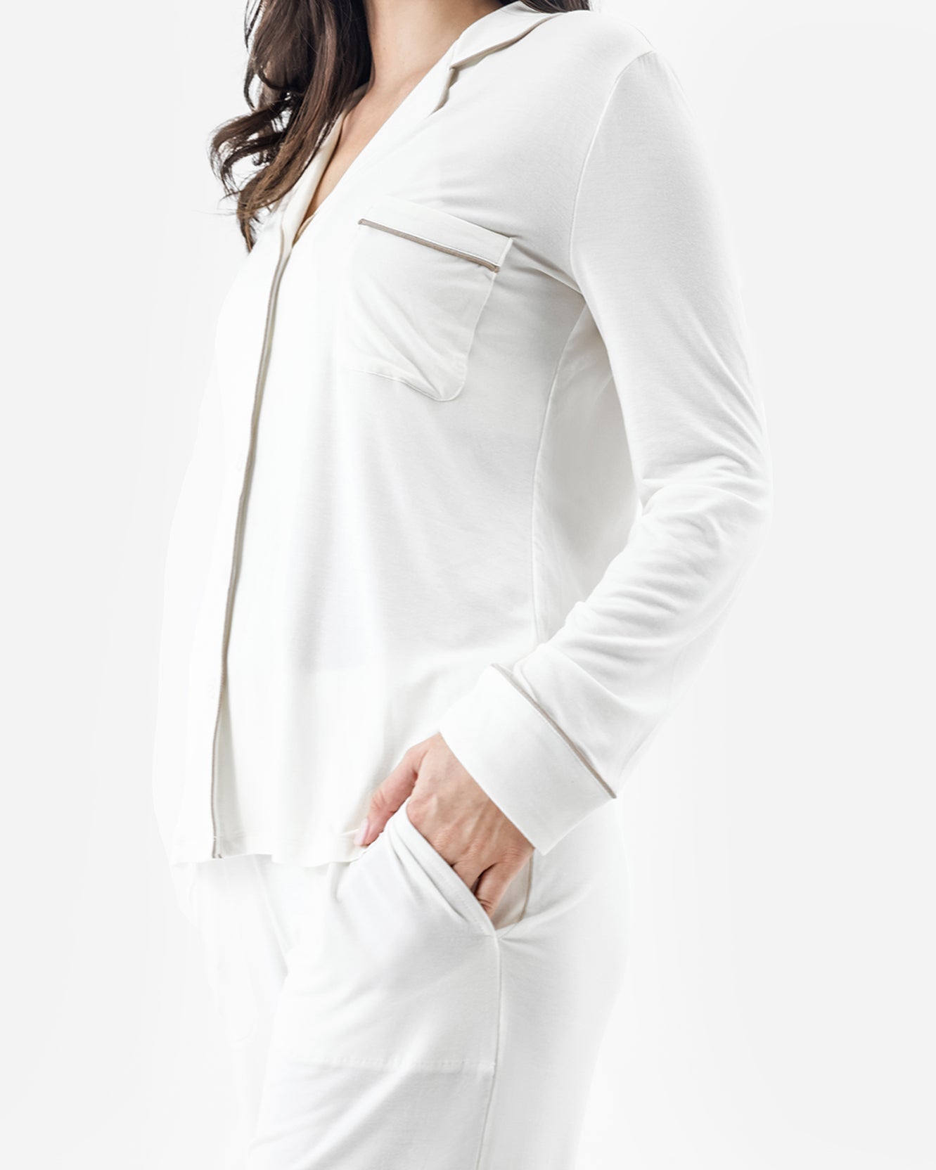 Sunday Citizen Naked Modal Long PJ Set (more colors)