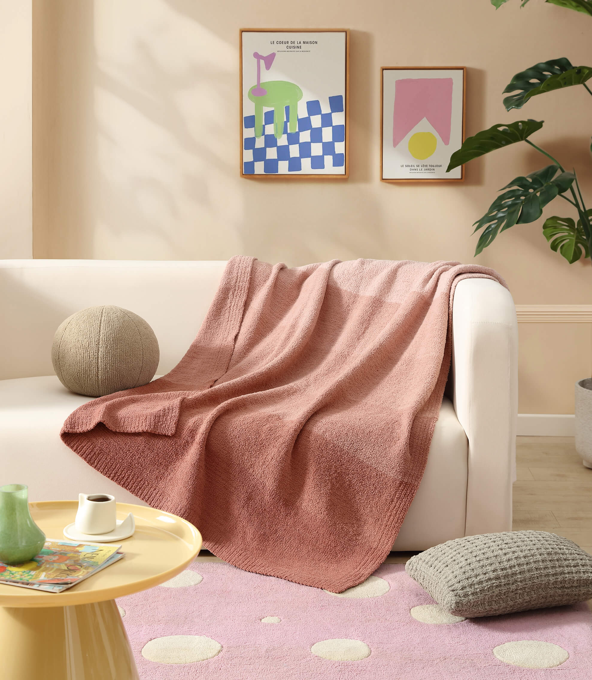 Sunday Citizen Ombre Lightweight Throw Blanket (more Colors)