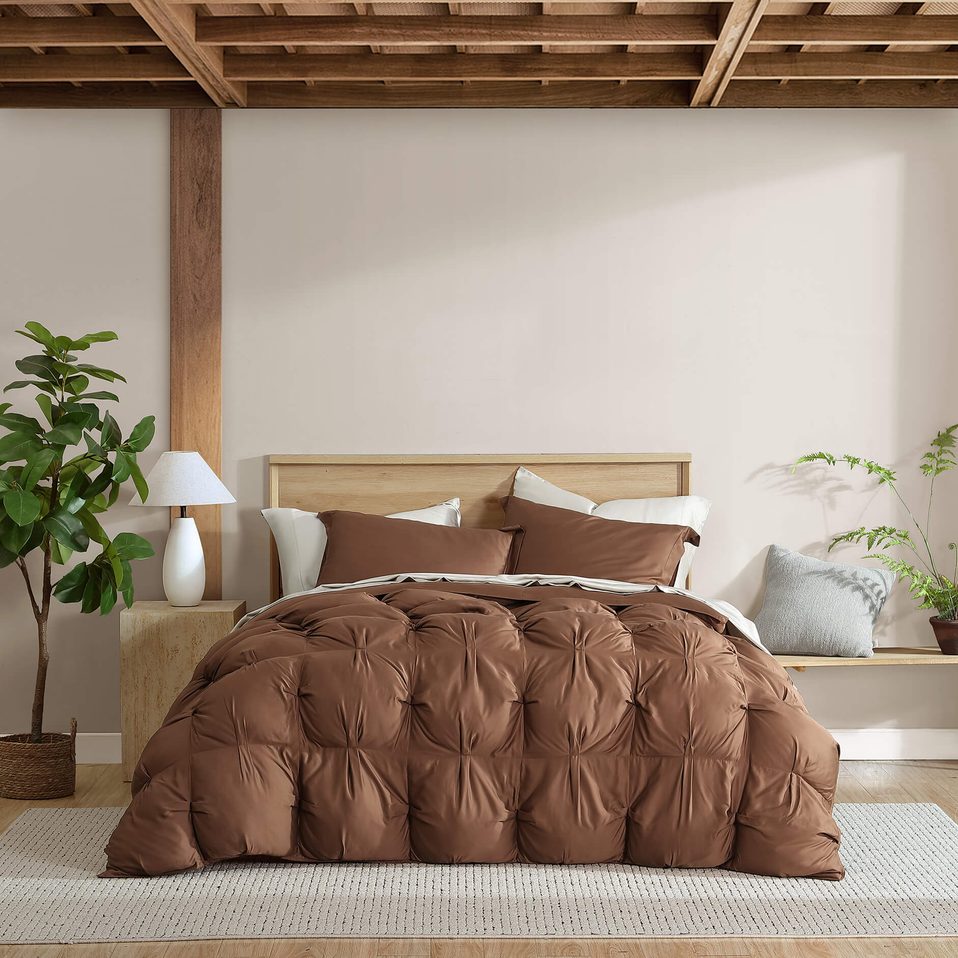 Sunday Citizen Natural Premium Bamboo Sham Set (more Colors)