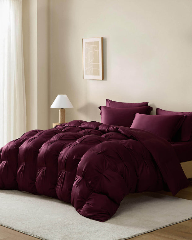 Sunday Citizen Premium Bamboo Bubble Comforter Bundle (more Colors)