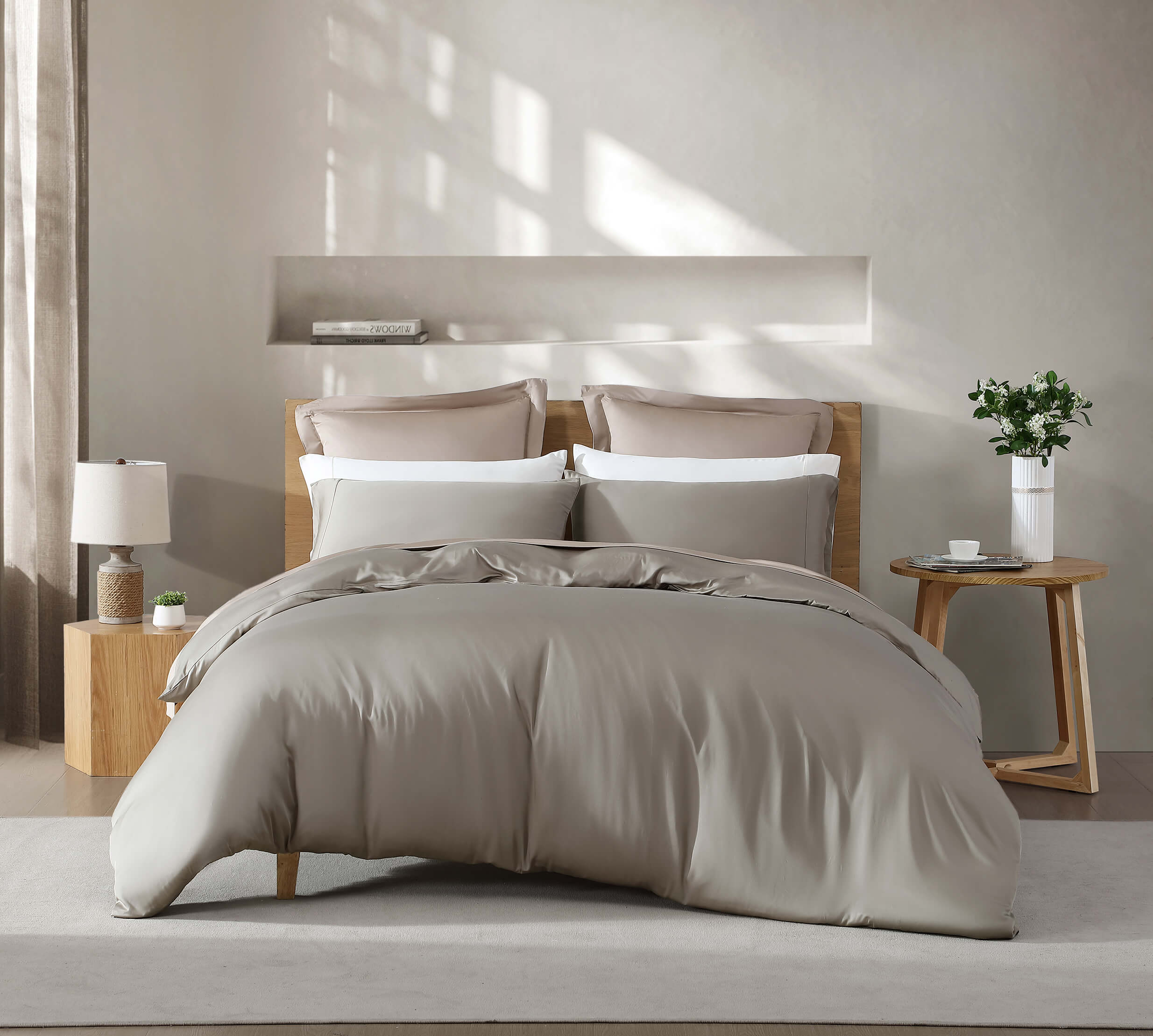 Sunday Citizen Natural Premium Bamboo Pillowcase Set (more Colors)