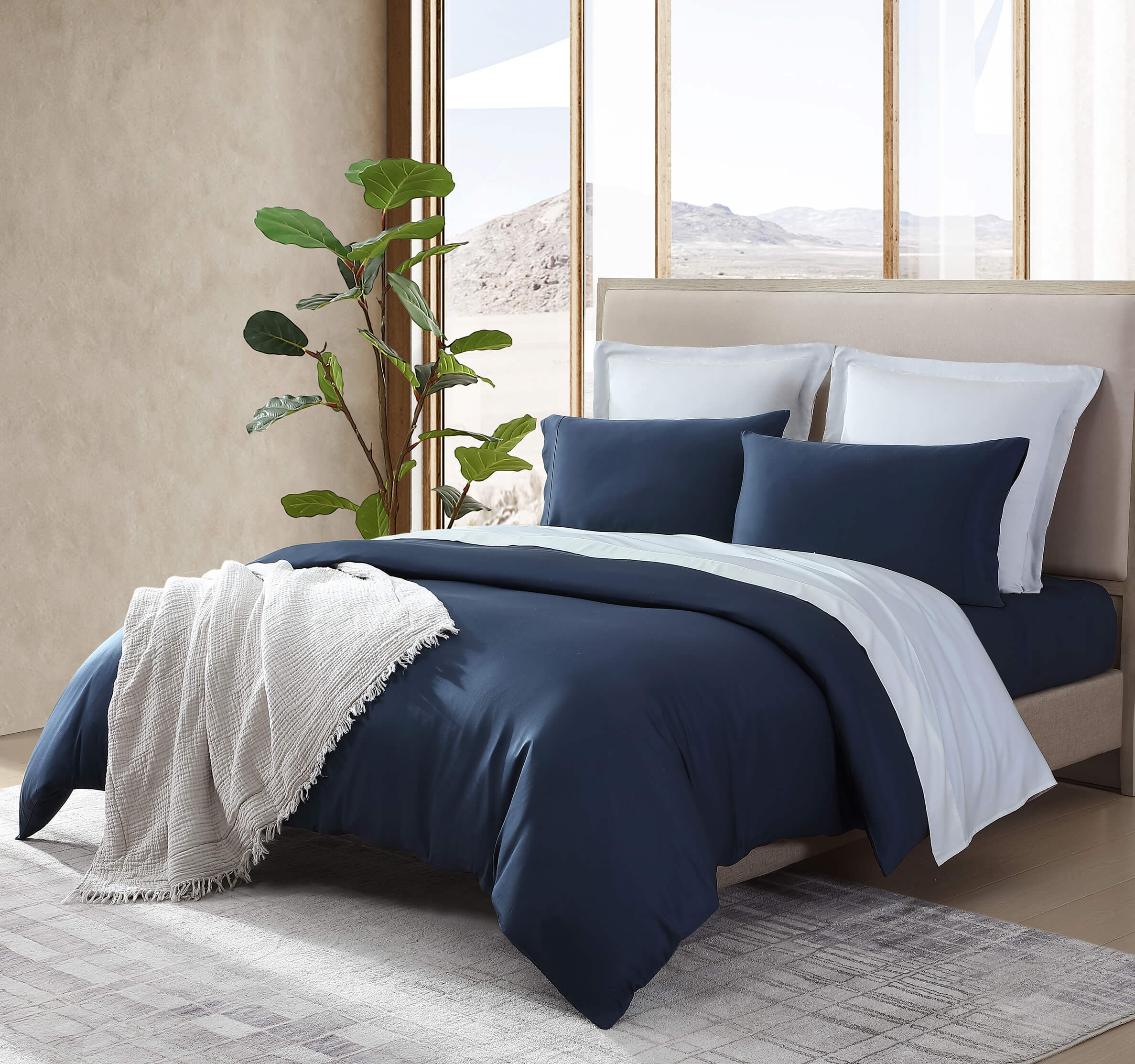 Sunday Citizen Natural Premium Bamboo Duvet Cover (more Colors)