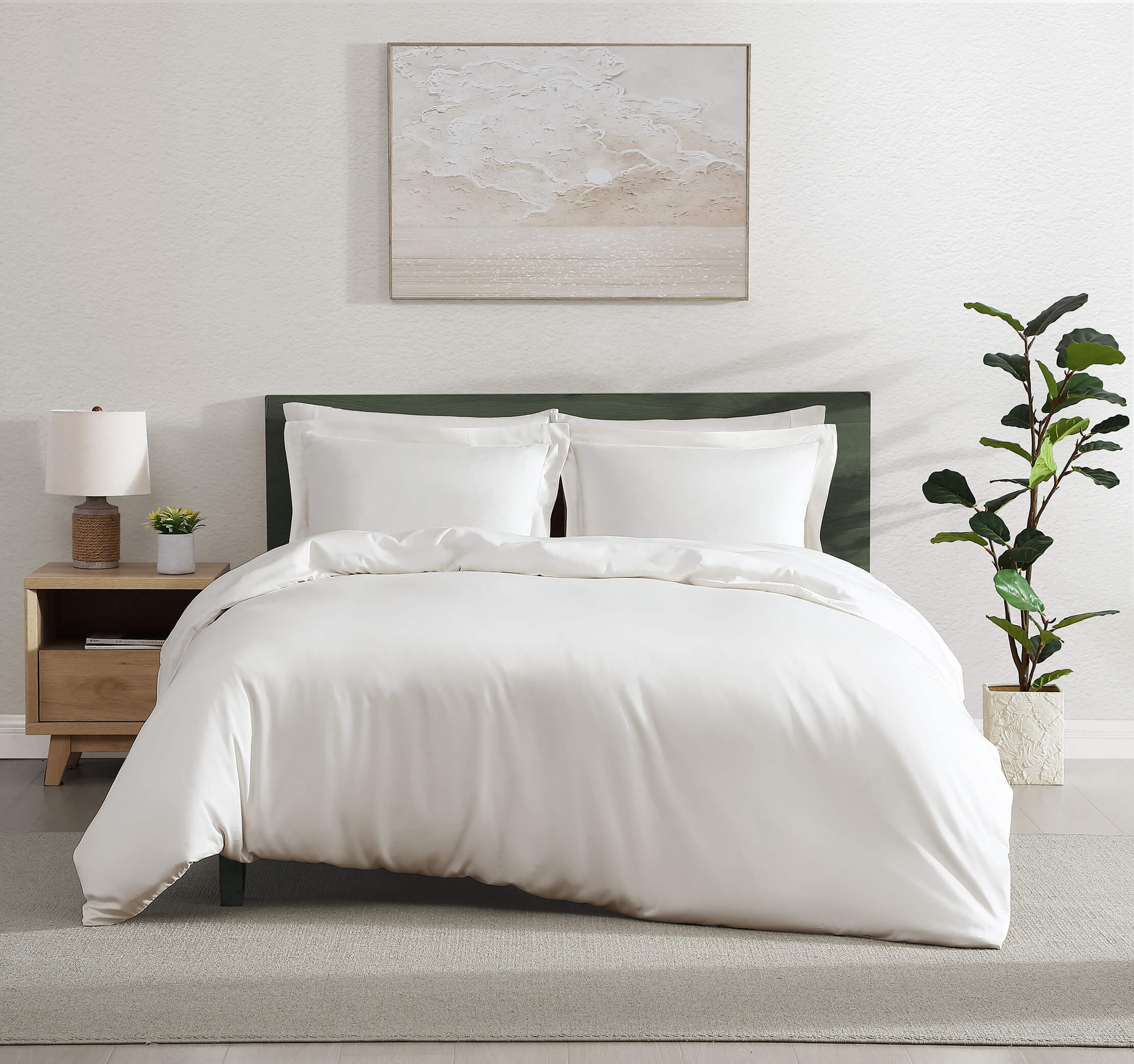 Sunday Citizen Natural Premium Bamboo Duvet Cover (more Colors)