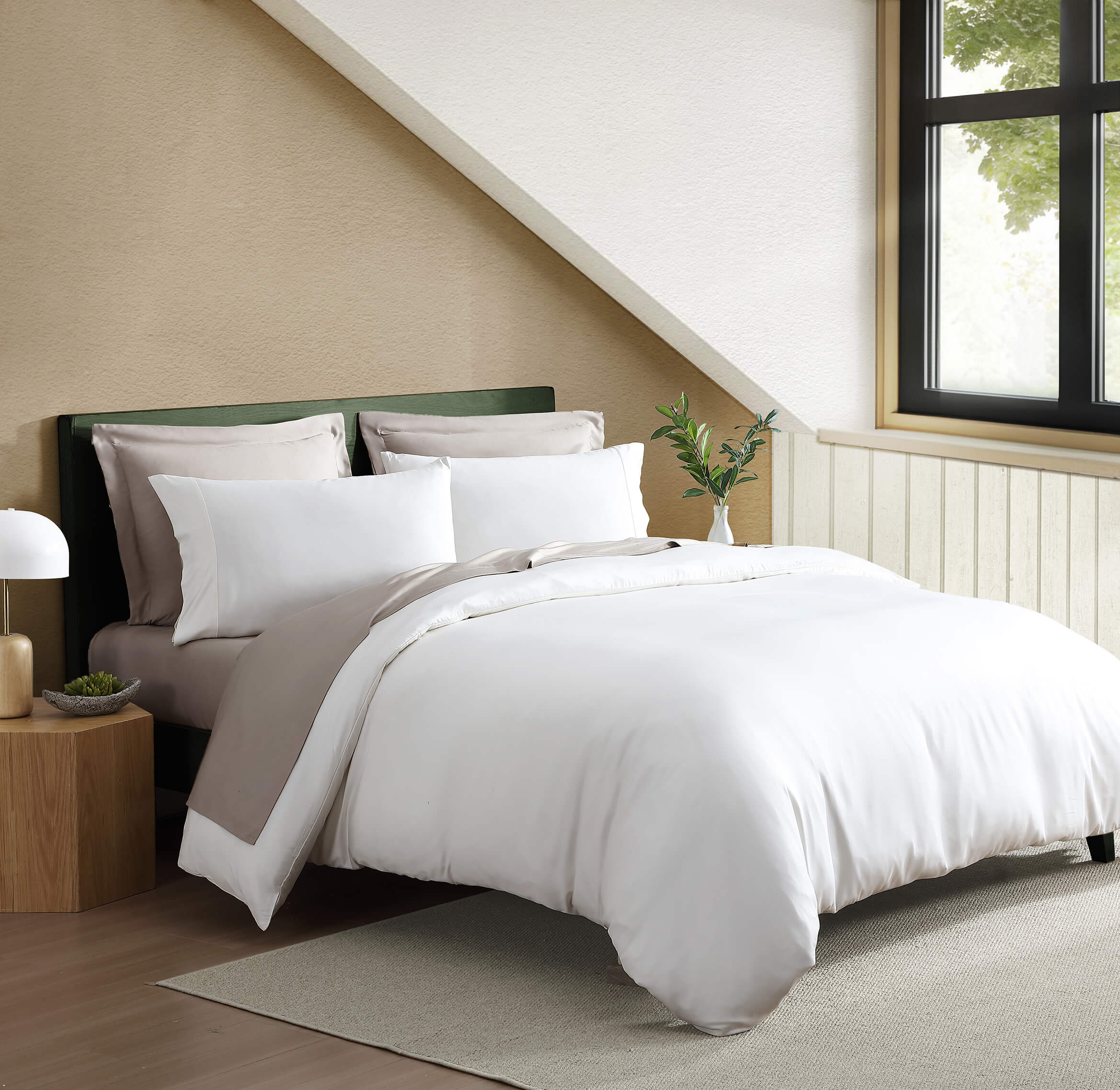 Sunday Citizen Natural Premium Bamboo Duvet Cover (more Colors)