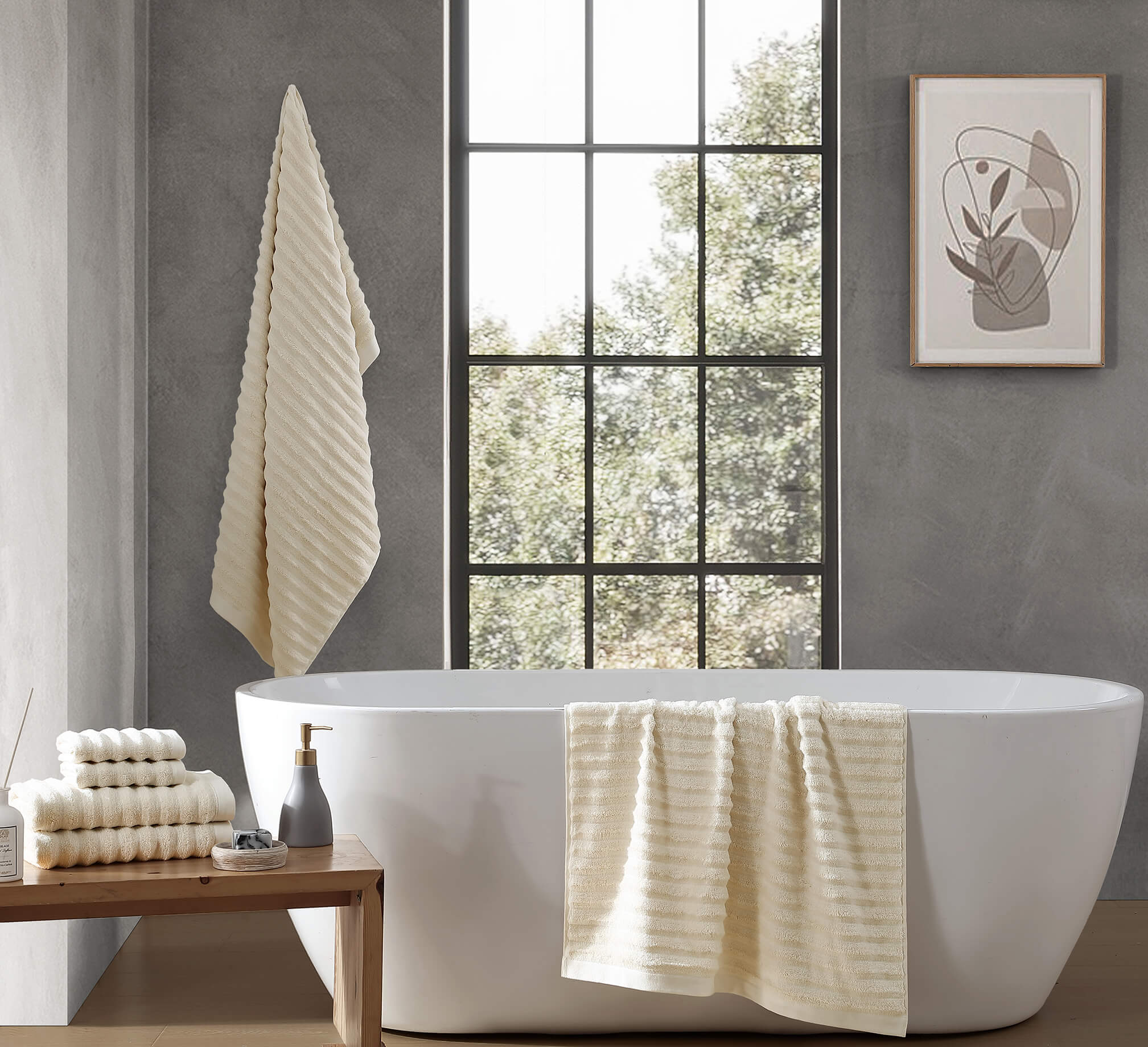 Sunday Citizen Turkish Cotton Rib Bath Mat (more Colors)