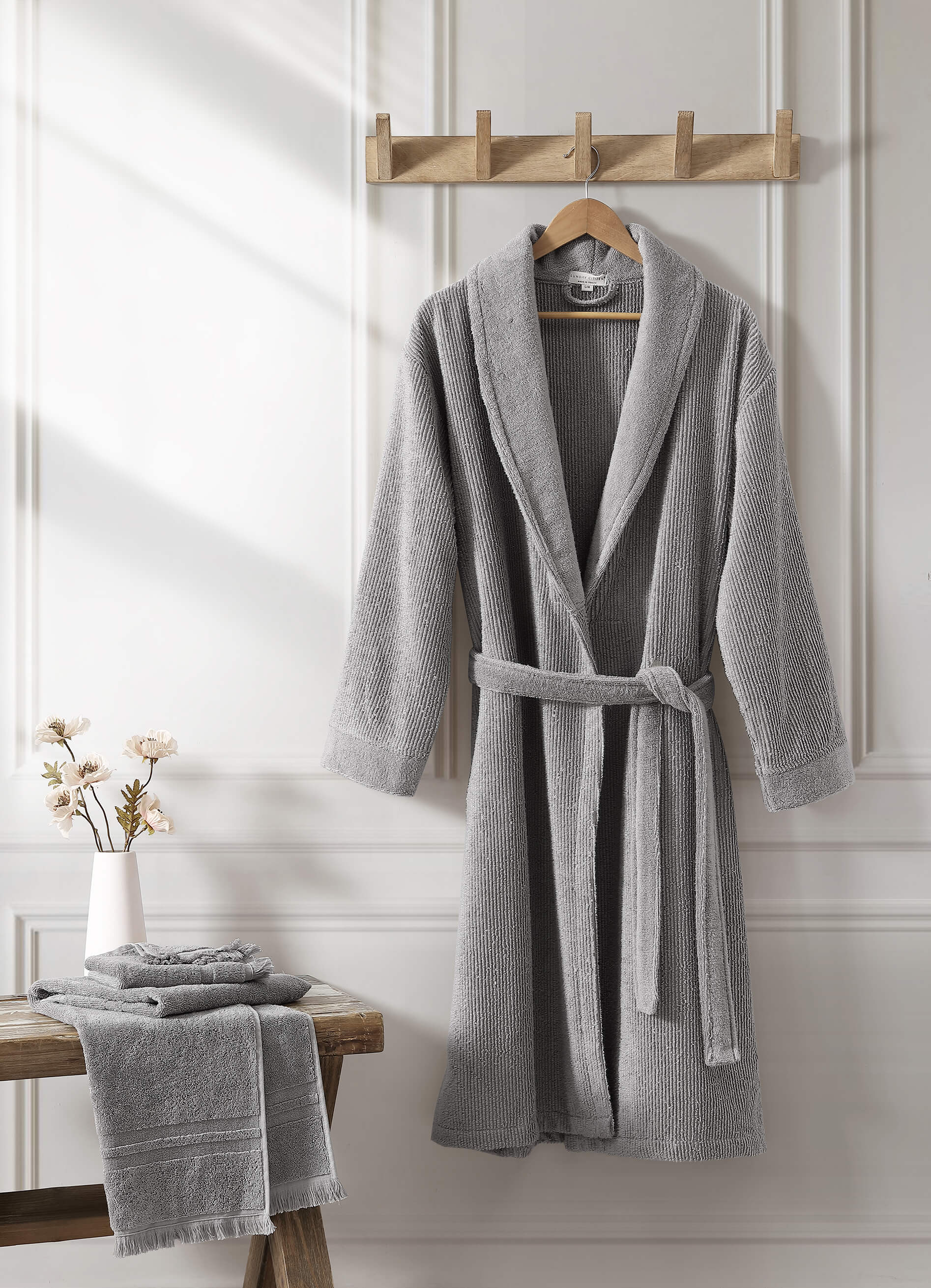 Sunday Citizen Ribbed Bath Robe (more colors)