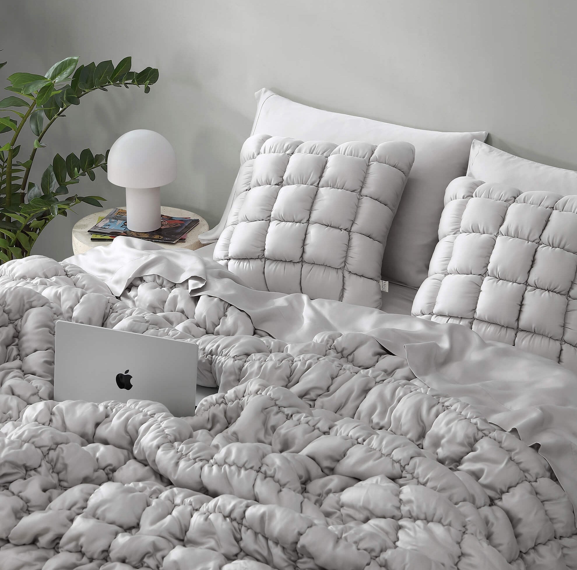 Sunday Citizen Silky Lyocell Puff Throw Pillow (more Colors)