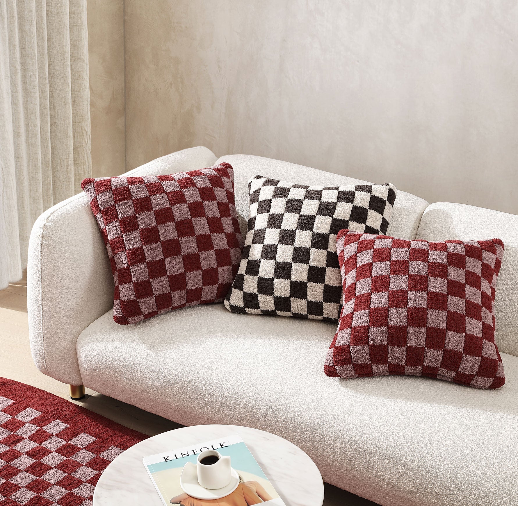 Sunday Citizen Checkerboard Throw Blanket (more Colors)