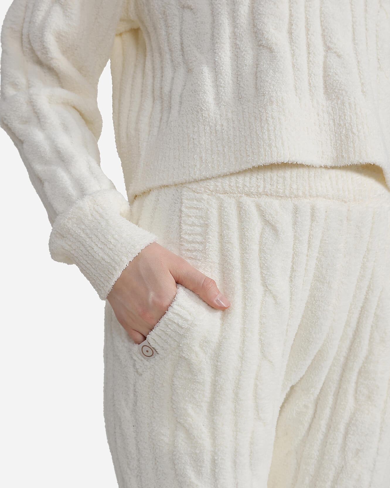 Sunday Citizen Snug Lite Braided Cropped Hoodie (more Colors)