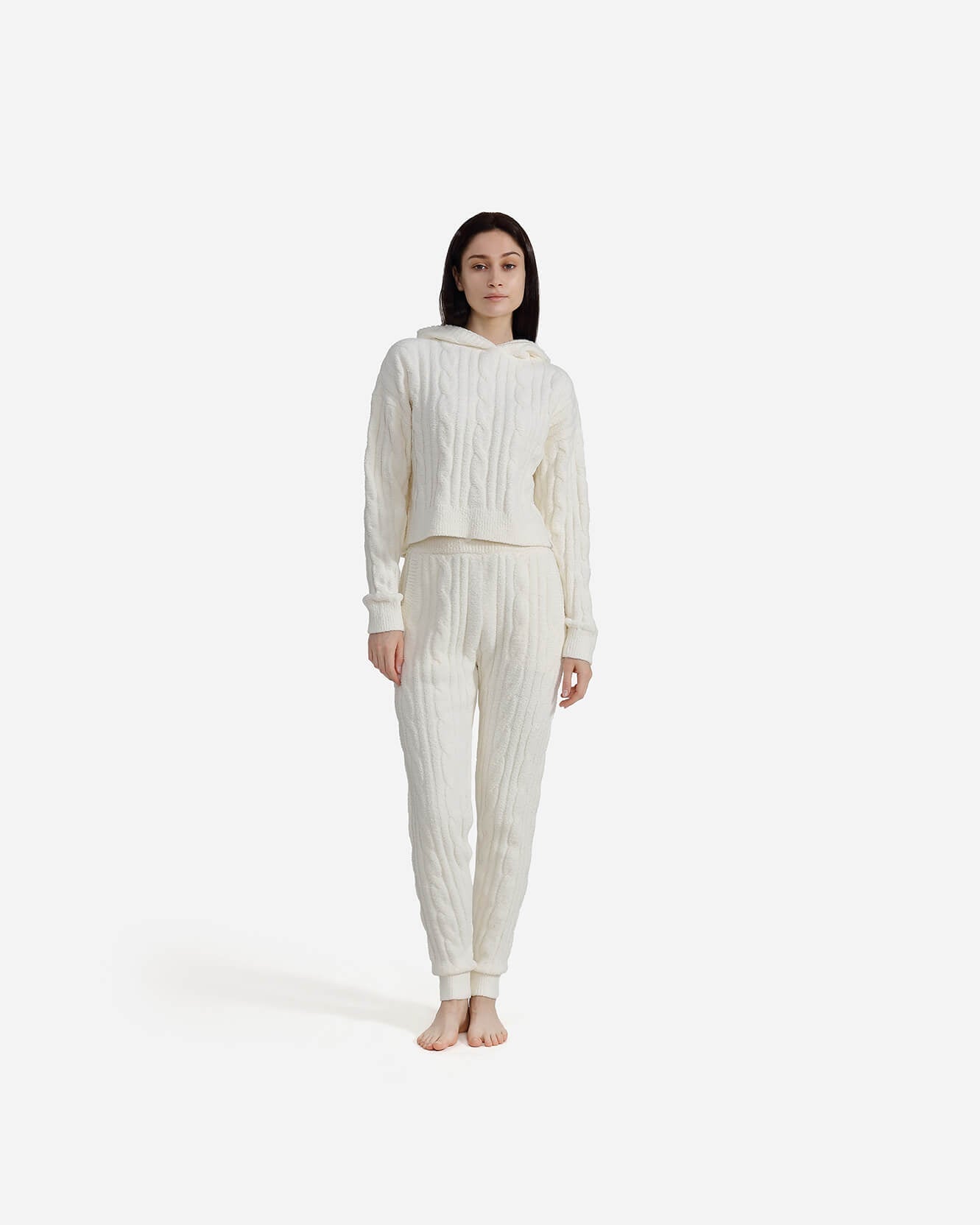 Sunday Citizen Snug Lite Braided Cropped Hoodie (more Colors)