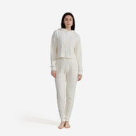 Sunday Citizen Snug Lite Braided Cropped Hoodie (more Colors)