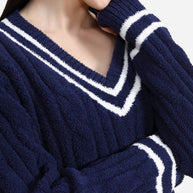 Sunday Citizen Snug Lite Braided V- Neck Pullover (more Colors)