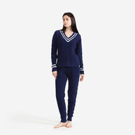 Sunday Citizen Snug Lite Braided V- Neck Pullover (more Colors)