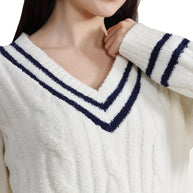 Sunday Citizen Snug Lite Braided V- Neck Pullover (more Colors)