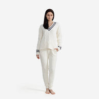 Sunday Citizen Snug Lite Braided V- Neck Pullover (more Colors)