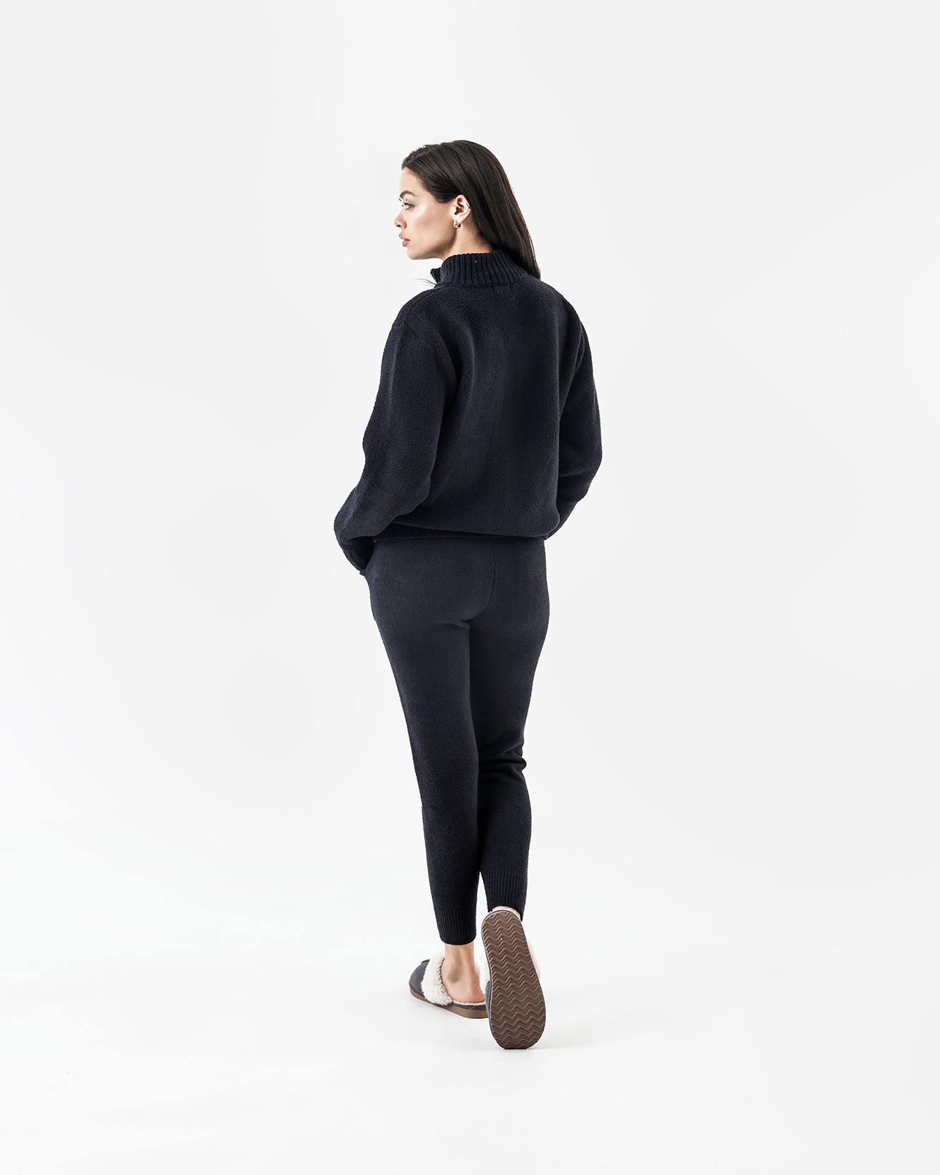 Sunday Citizen Snug Lite Mock Neck Zip-Up