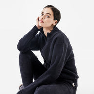 Sunday Citizen Snug Lite Mock Neck Zip-Up