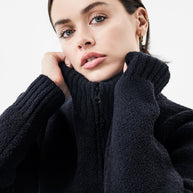 Sunday Citizen Snug Lite Mock Neck Zip-Up