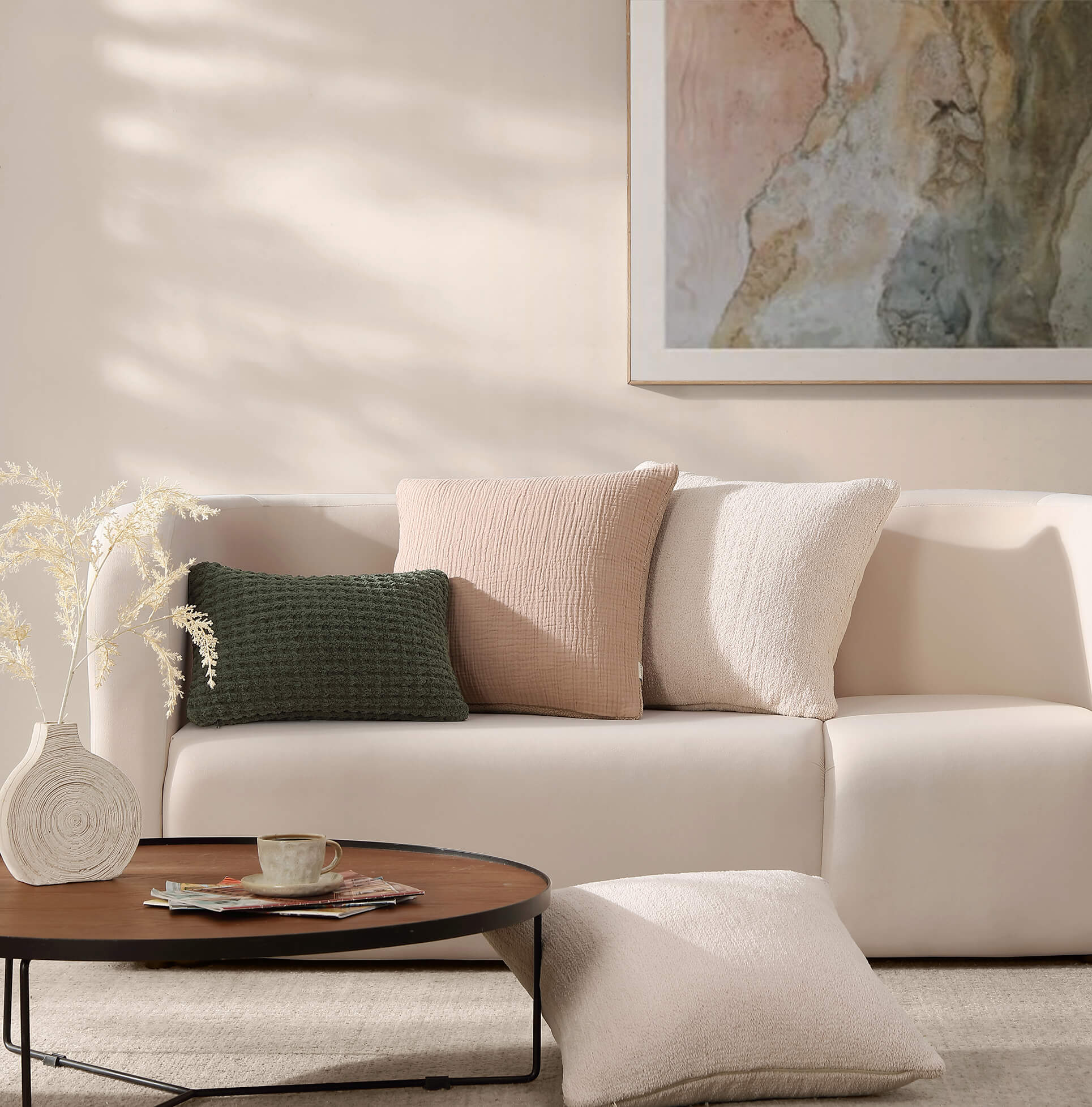 Sunday Citizen Snug Muslin Throw Pillow (more colors)