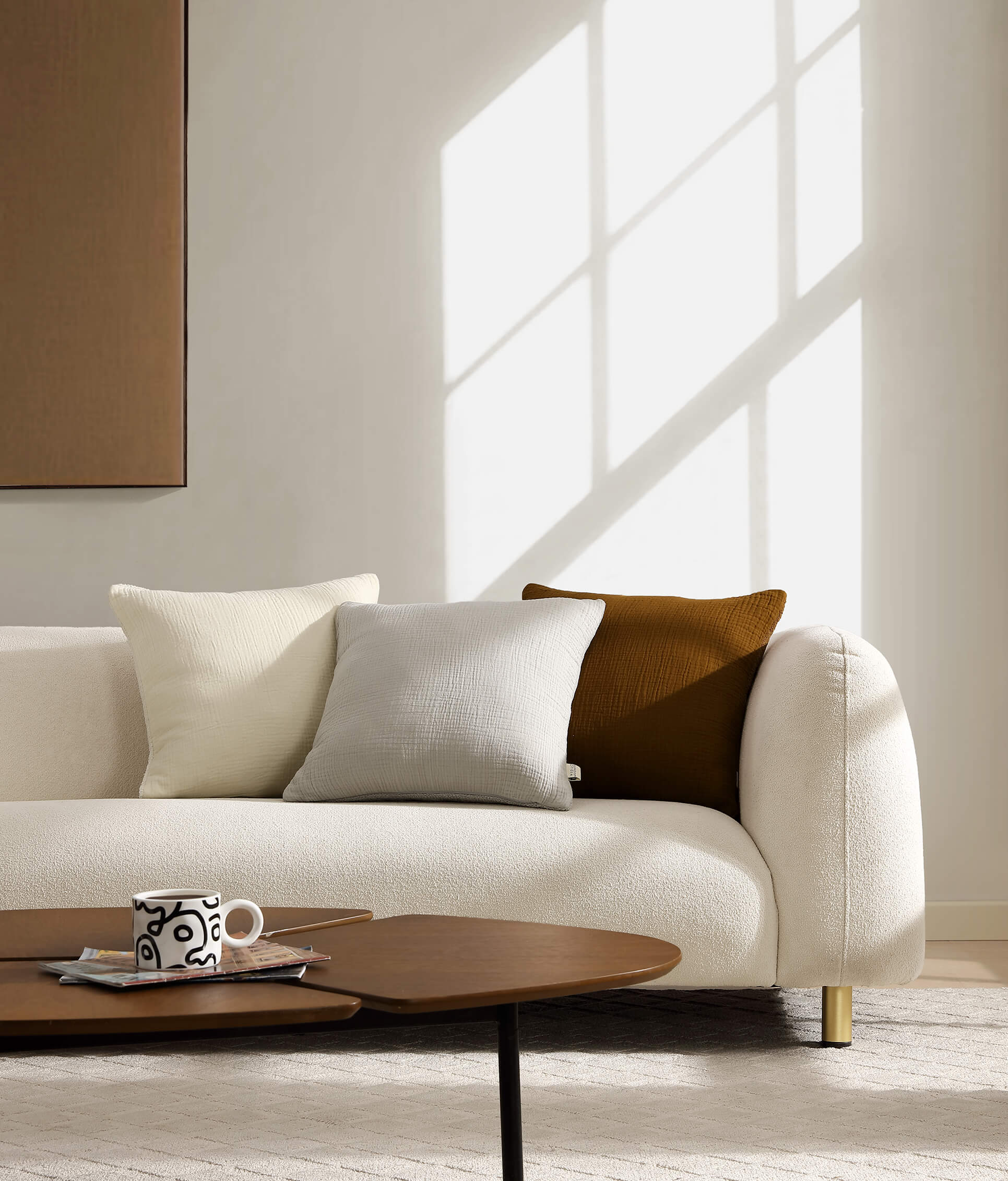 Sunday Citizen Snug Muslin Throw Pillow (more colors)