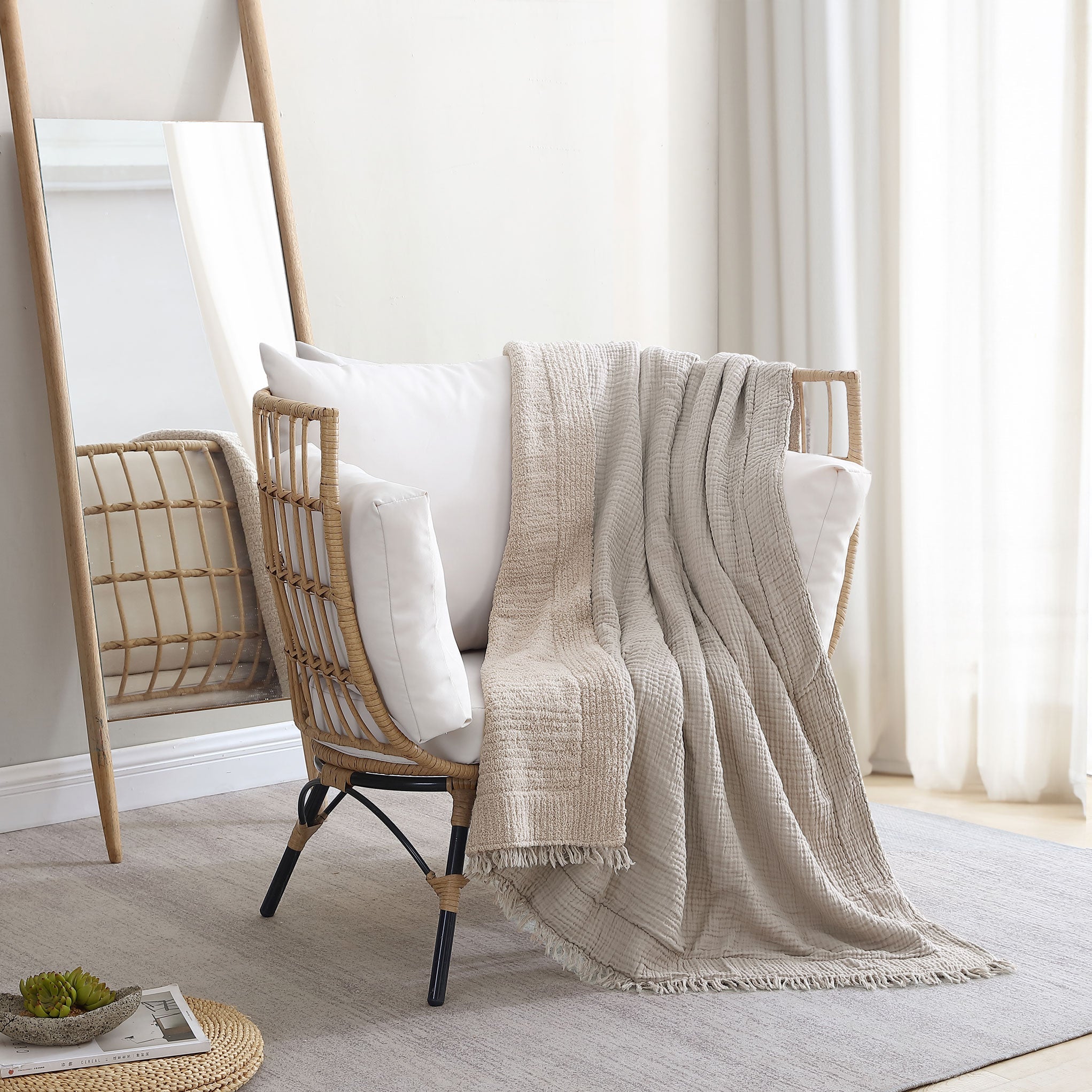 Sunday Citizen Snug Muslin Throw Blanket (more Colors)