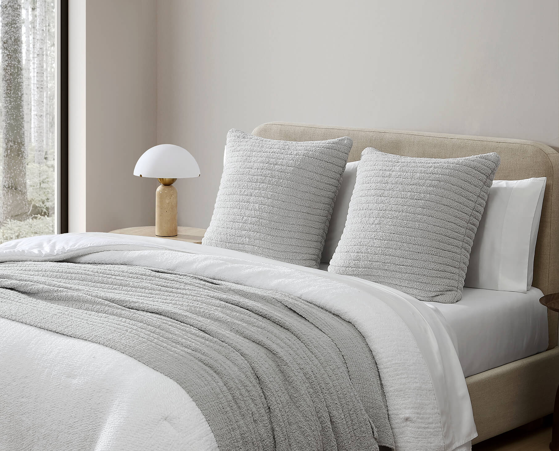 Sunday Citizen Snug Striped Euro Pillow (more Colors)