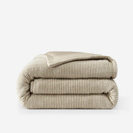Sunday Citizen Two-Tone Snug Ribbed Bamboo Duvet Cover (more Colors)