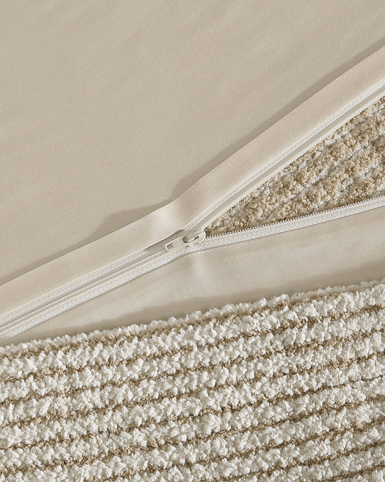 Sunday Citizen Two-Tone Snug Ribbed Bamboo Duvet Cover (more Colors)