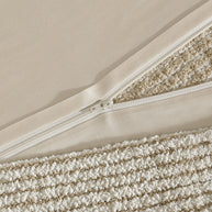 Sunday Citizen Two-Tone Snug Ribbed Bamboo Duvet Cover (more Colors)