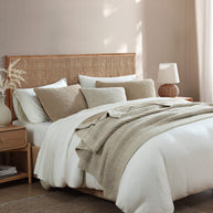 Sunday Citizen Two-Tone Ribbed Throw Pillow (more Colors)
