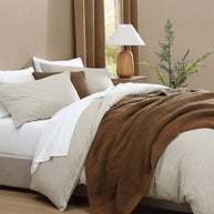 Sunday Citizen Two-Tone Ribbed Throw Pillow (more Colors)