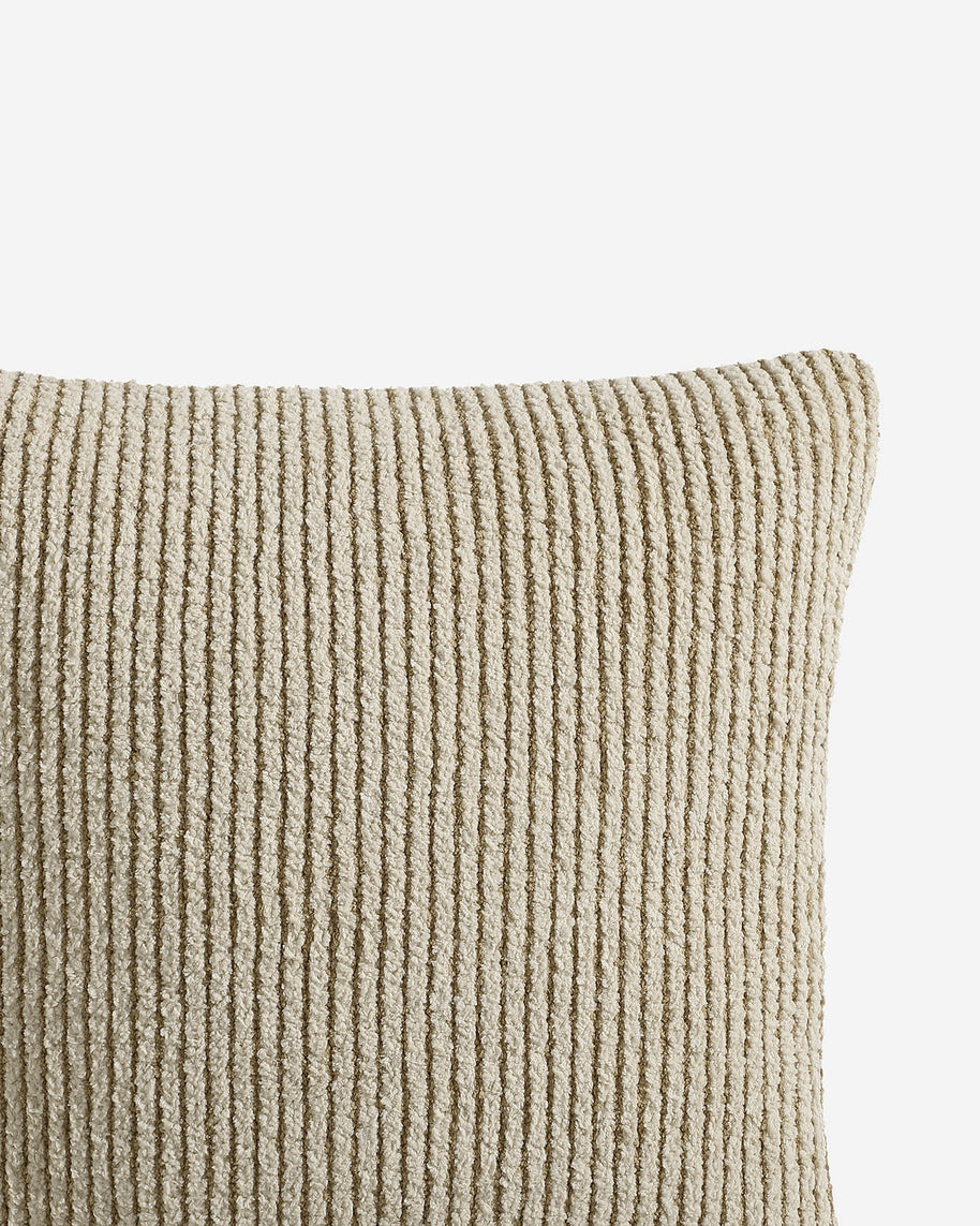 Sunday Citizen Two-Tone Ribbed Throw Pillow (more Colors)