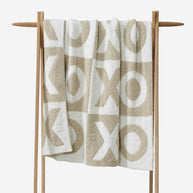 Sunday Citizen XO Checkerboard Throw Blanket