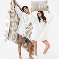 Sunday Citizen XO Checkerboard Throw Blanket
