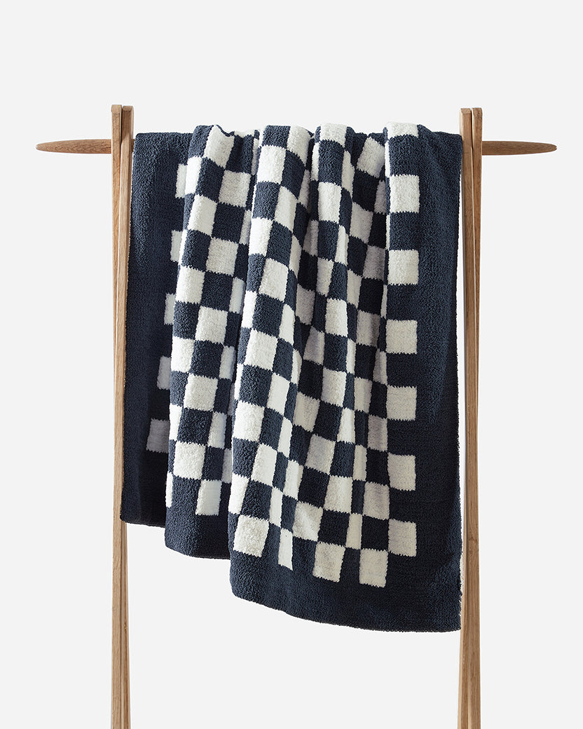 Sunday Citizen Checkerboard Throw Blanket (more Colors)