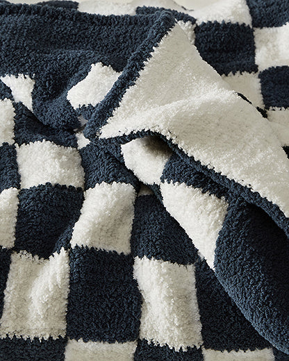 Sunday Citizen Checkerboard Throw Blanket (more Colors)
