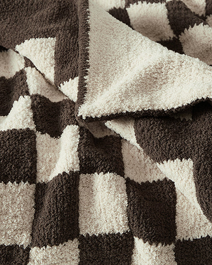 Sunday Citizen Checkerboard Throw Blanket (more Colors)