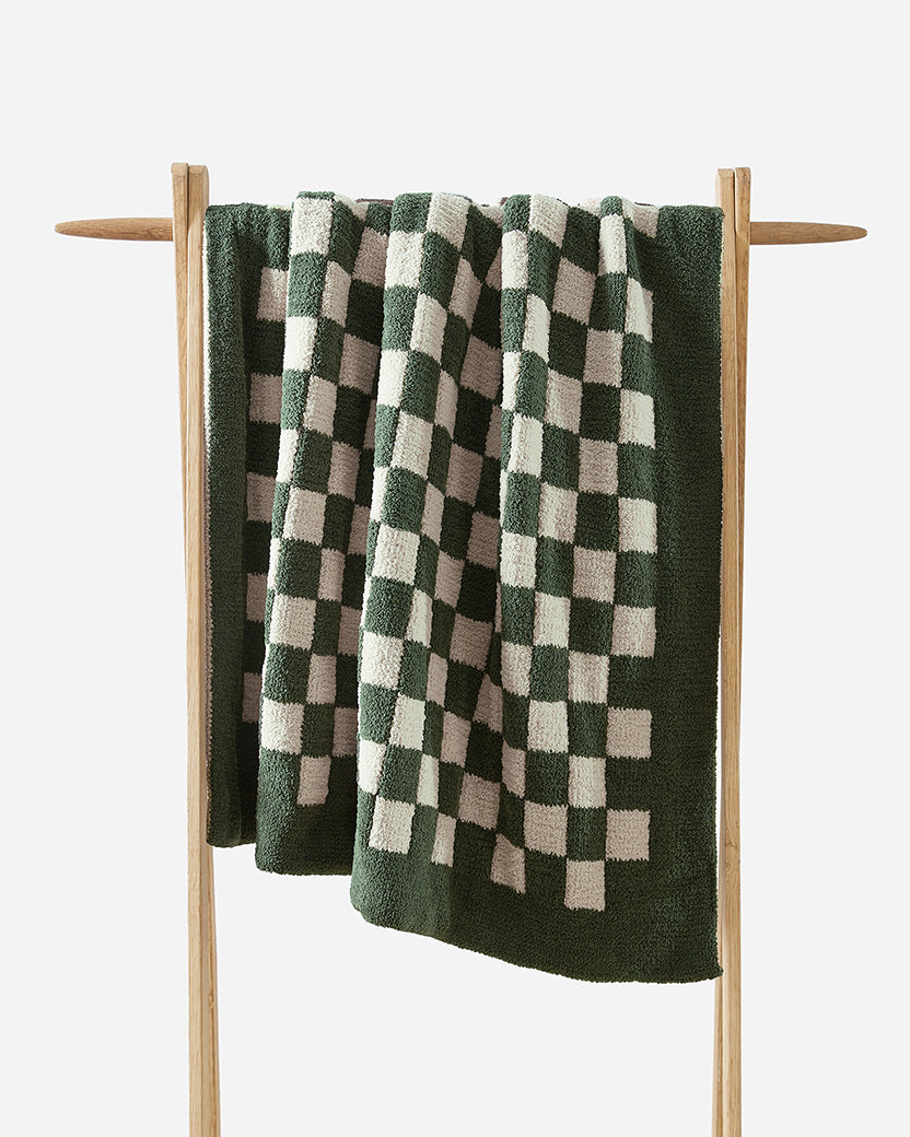 Sunday Citizen Checkerboard Throw Blanket (more Colors)