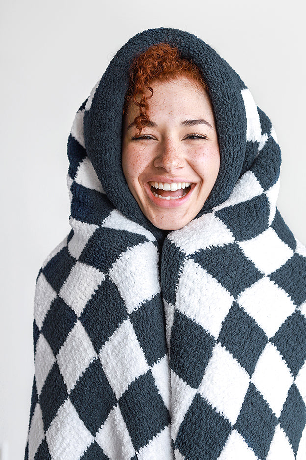 Sunday Citizen Checkerboard Throw Blanket (more Colors)