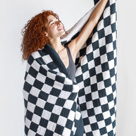 Sunday Citizen Checkerboard Throw Blanket (more Colors)