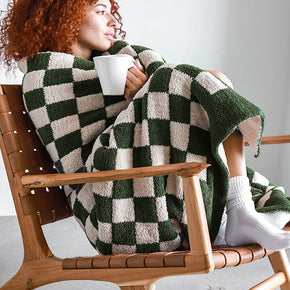 Sunday Citizen Checkerboard Throw Blanket (more Colors)
