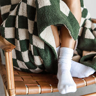 Sunday Citizen Checkerboard Throw Blanket (more Colors)