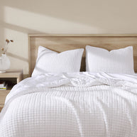 Sunday Citizen Snug Waffle + Bamboo Sham Set (more Colors)