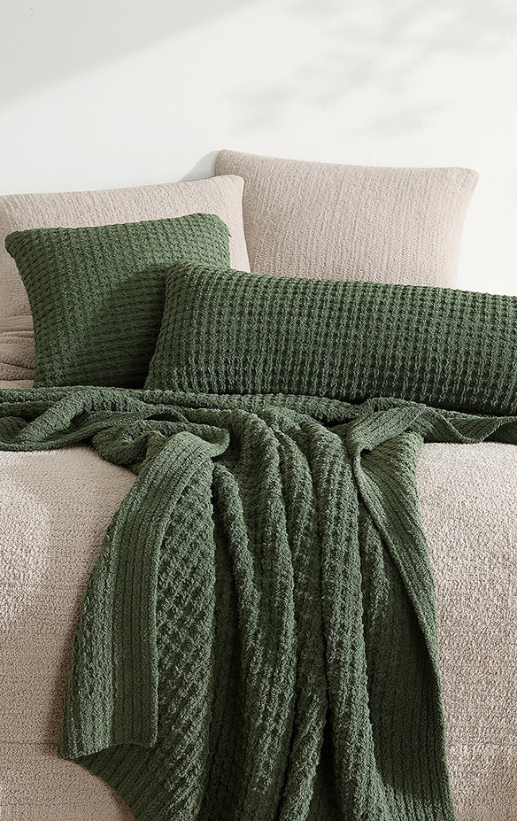 Sunday Citizen Waffle Lightweight Throw Blanket (more Colors)